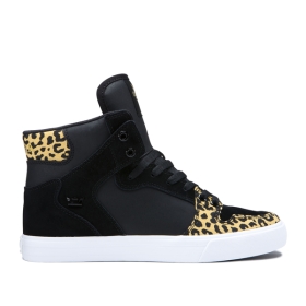 Supra Mens VAIDER High Top Shoes Animal/Black/white | US-34697